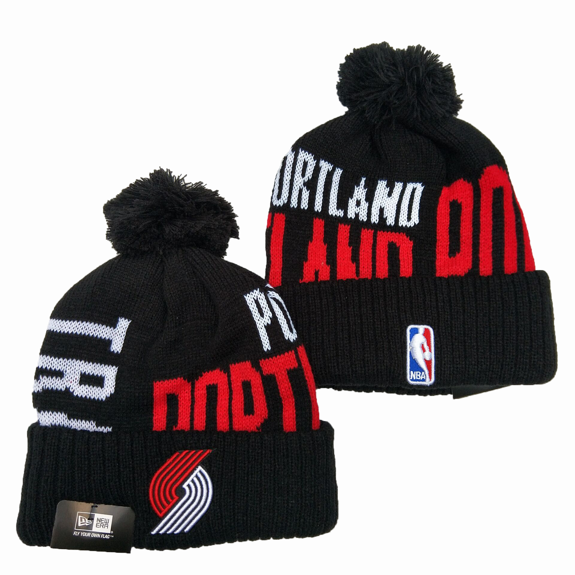 Portland Trail Blazers Knit Hats 001